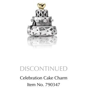 Discontinued Celebration Cake Charm